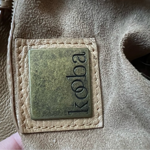 KOOBA leather boho whipstitch hobo bag. - Picture 10 of 10